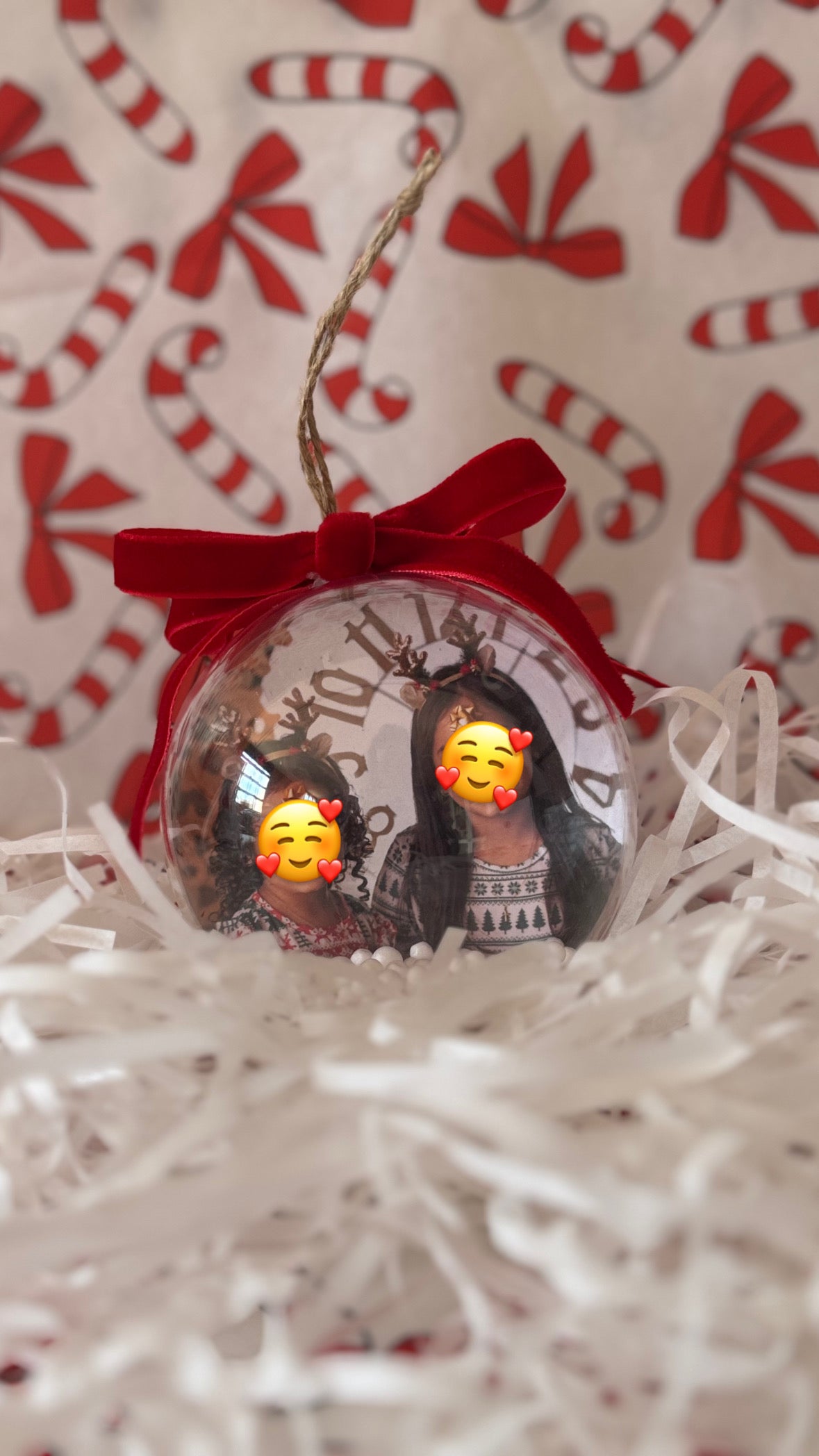 Bola de Navidad con foto