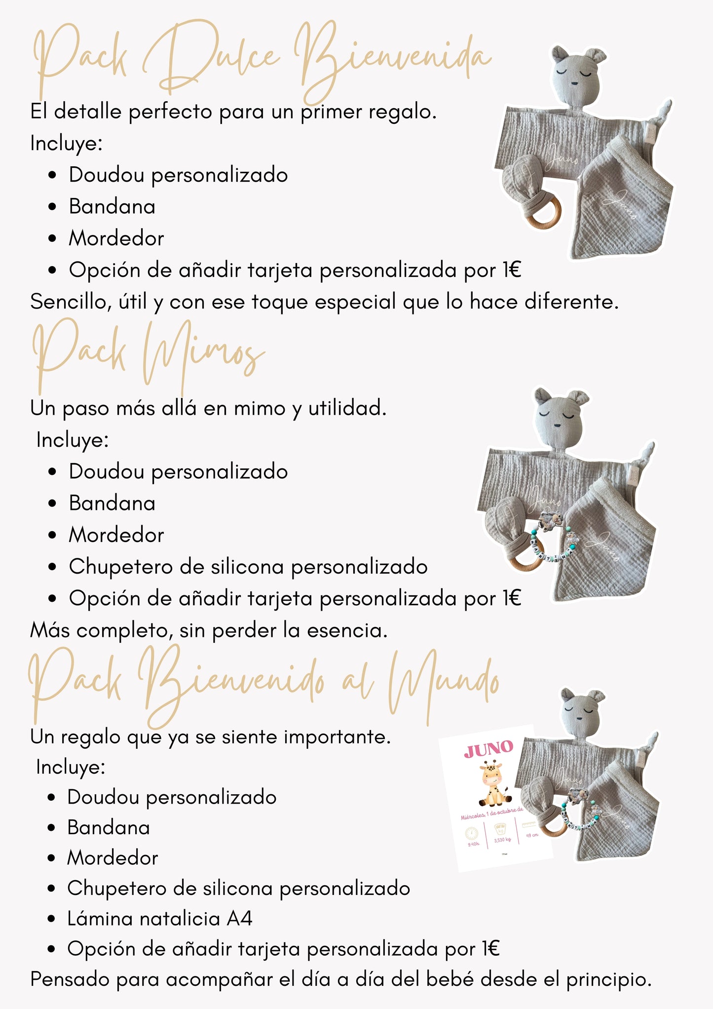 Pack bebé