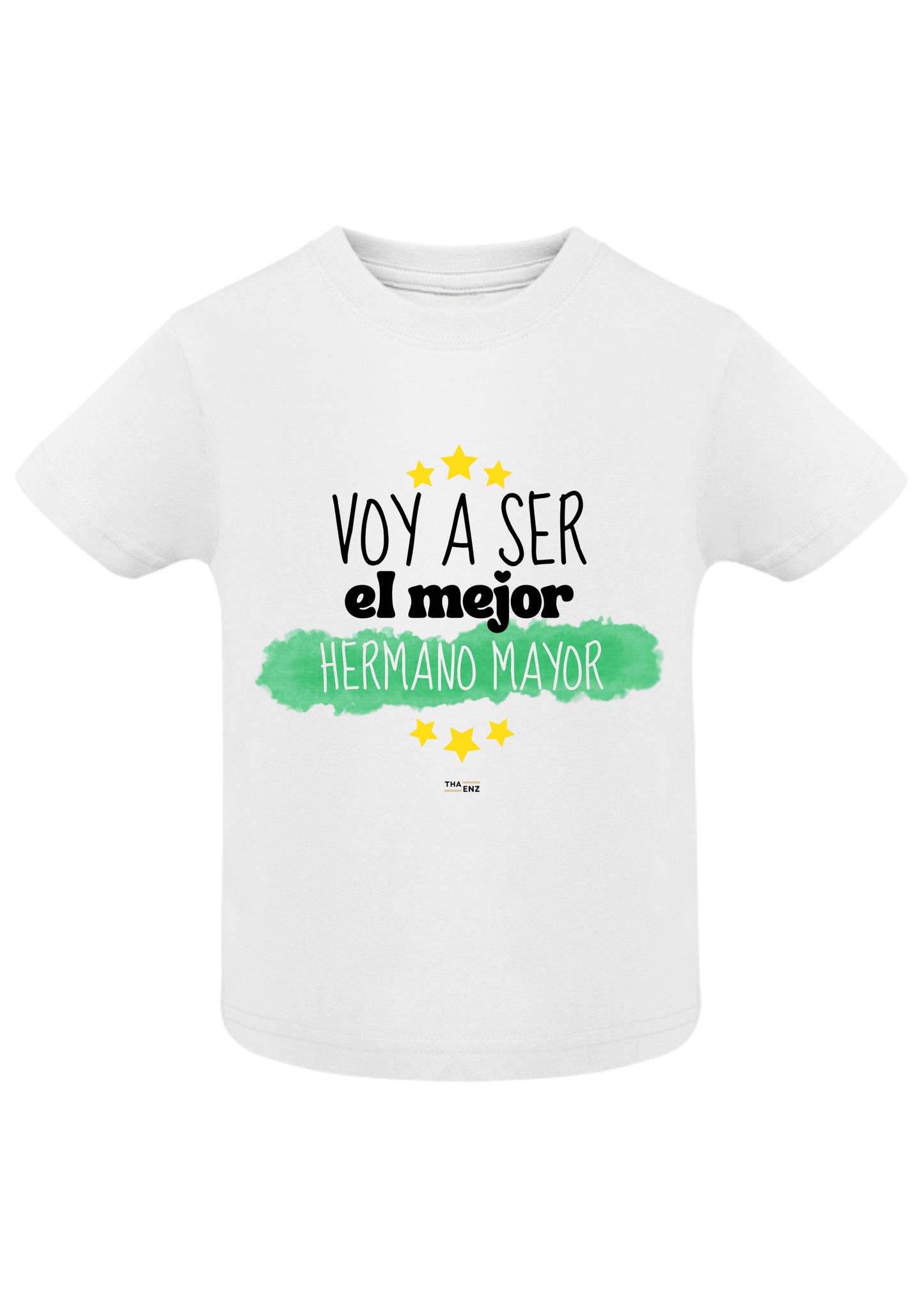 Camiseta hermano/a mayor personalizada | Anuncio embarazo original