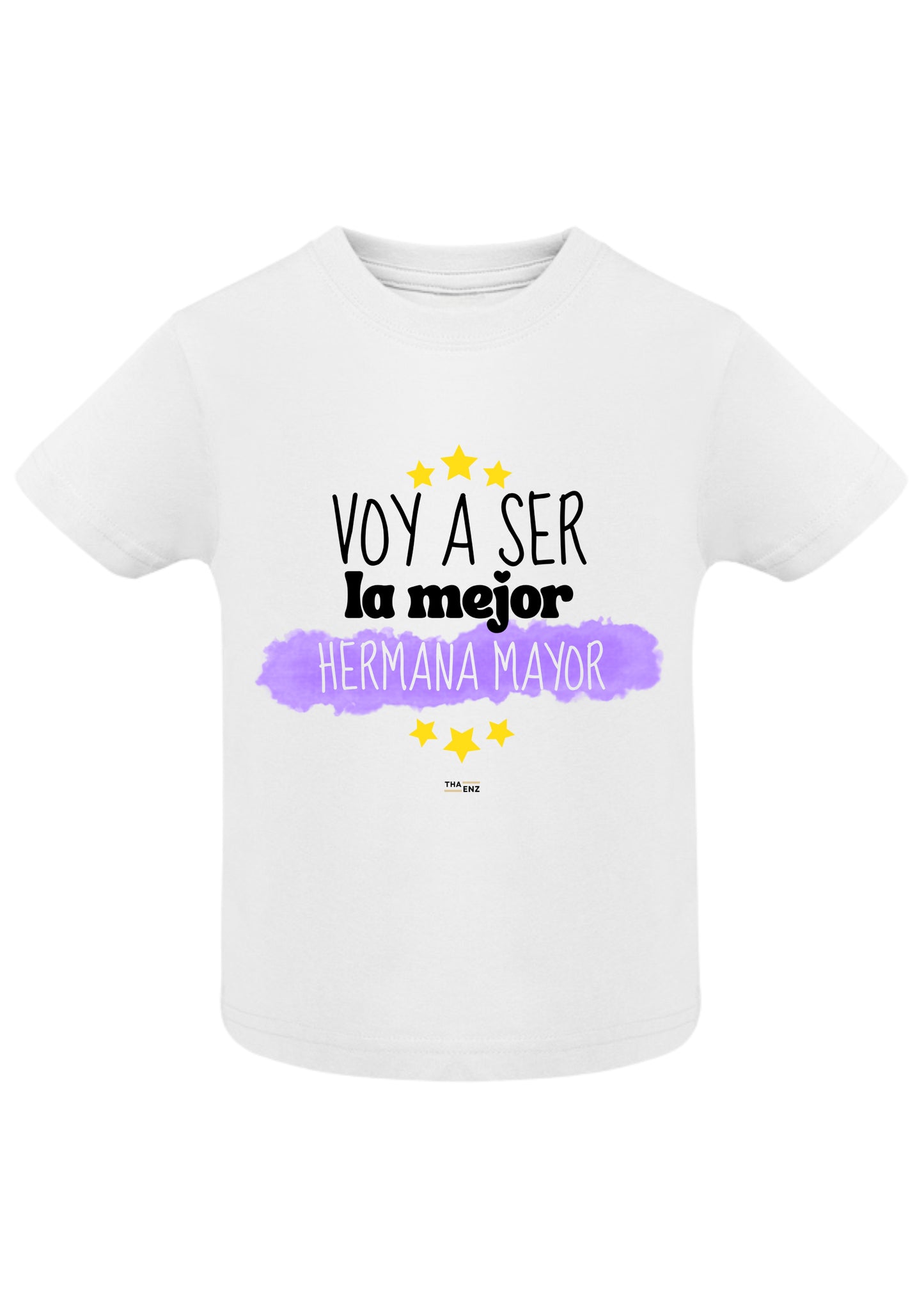 Camiseta hermano/a mayor personalizada | Anuncio embarazo original