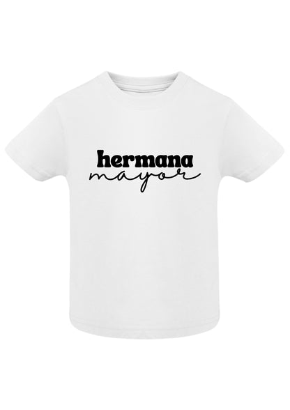 Camiseta hermano/a mayor personalizada | Anuncio embarazo original