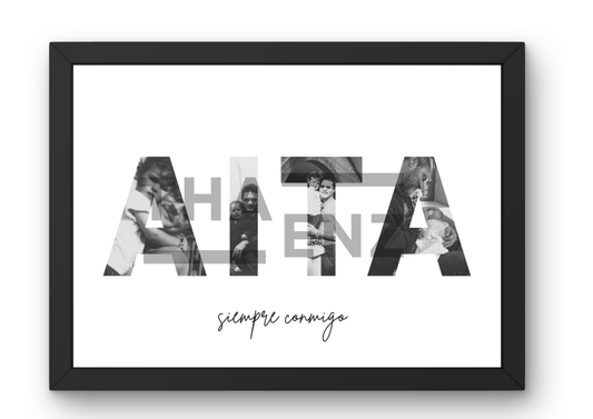 Cuadro aita/papá