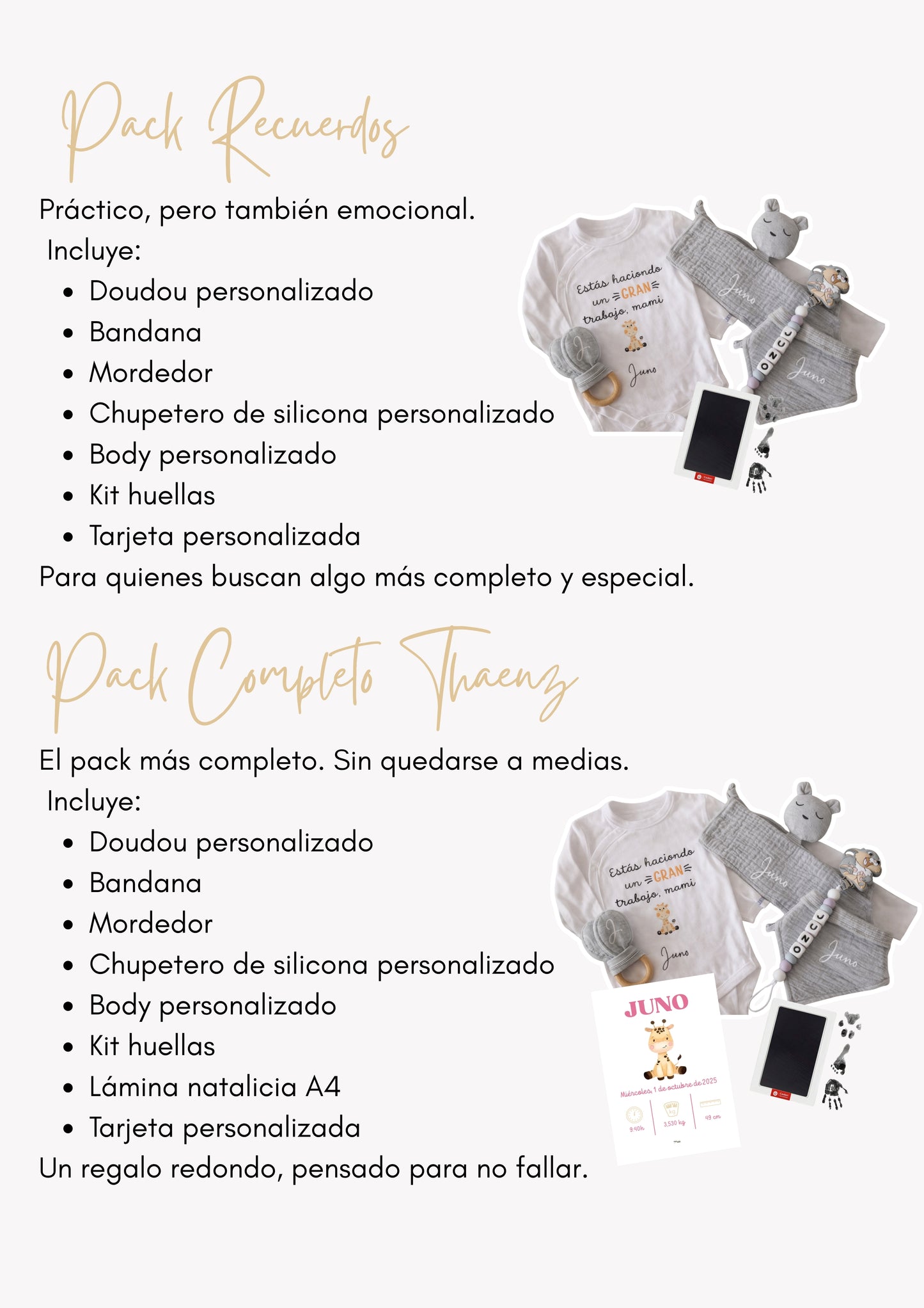 Pack bebé