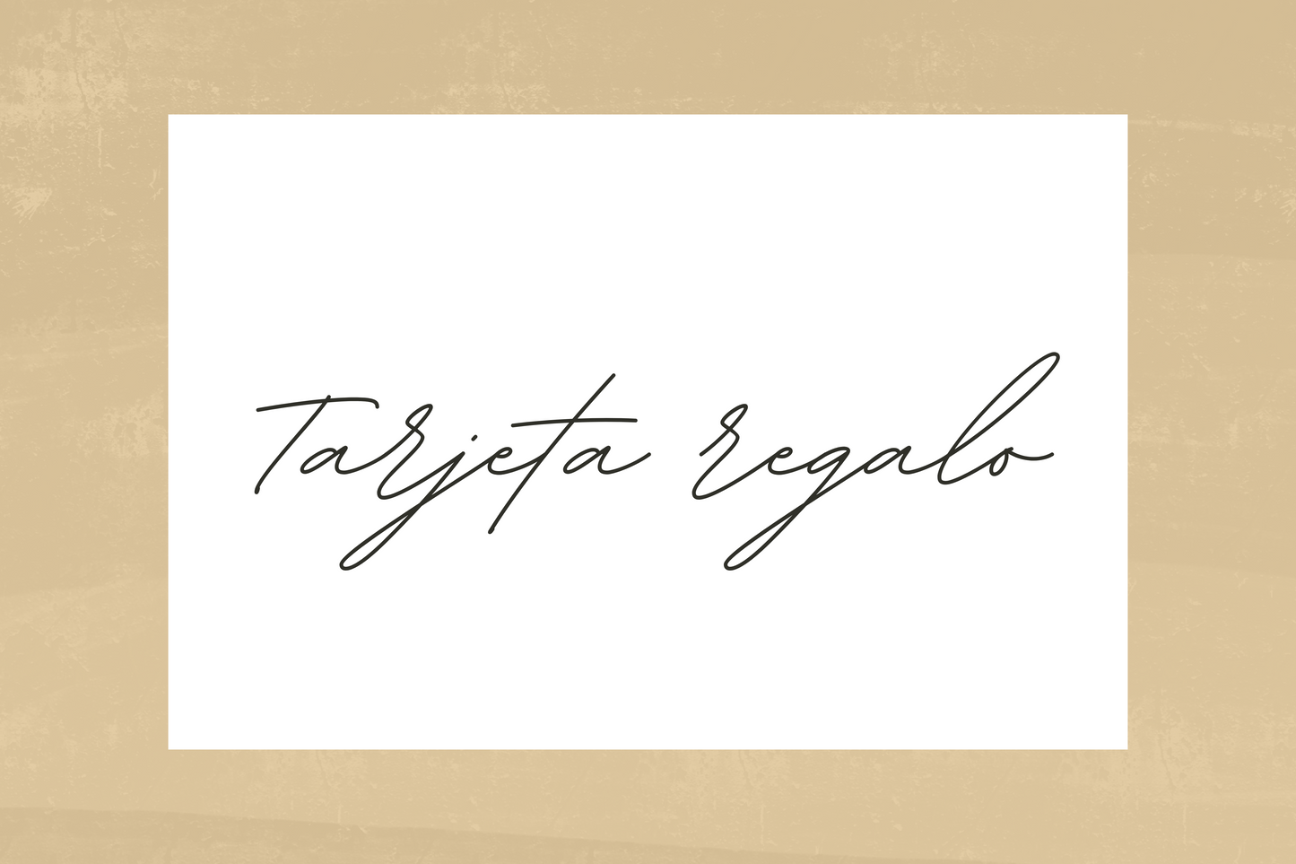 Tarjeta regalo